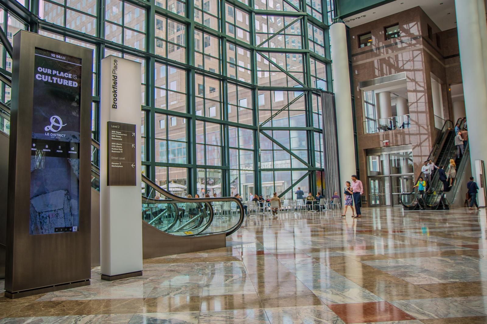 A kiosk in the Winter Garden