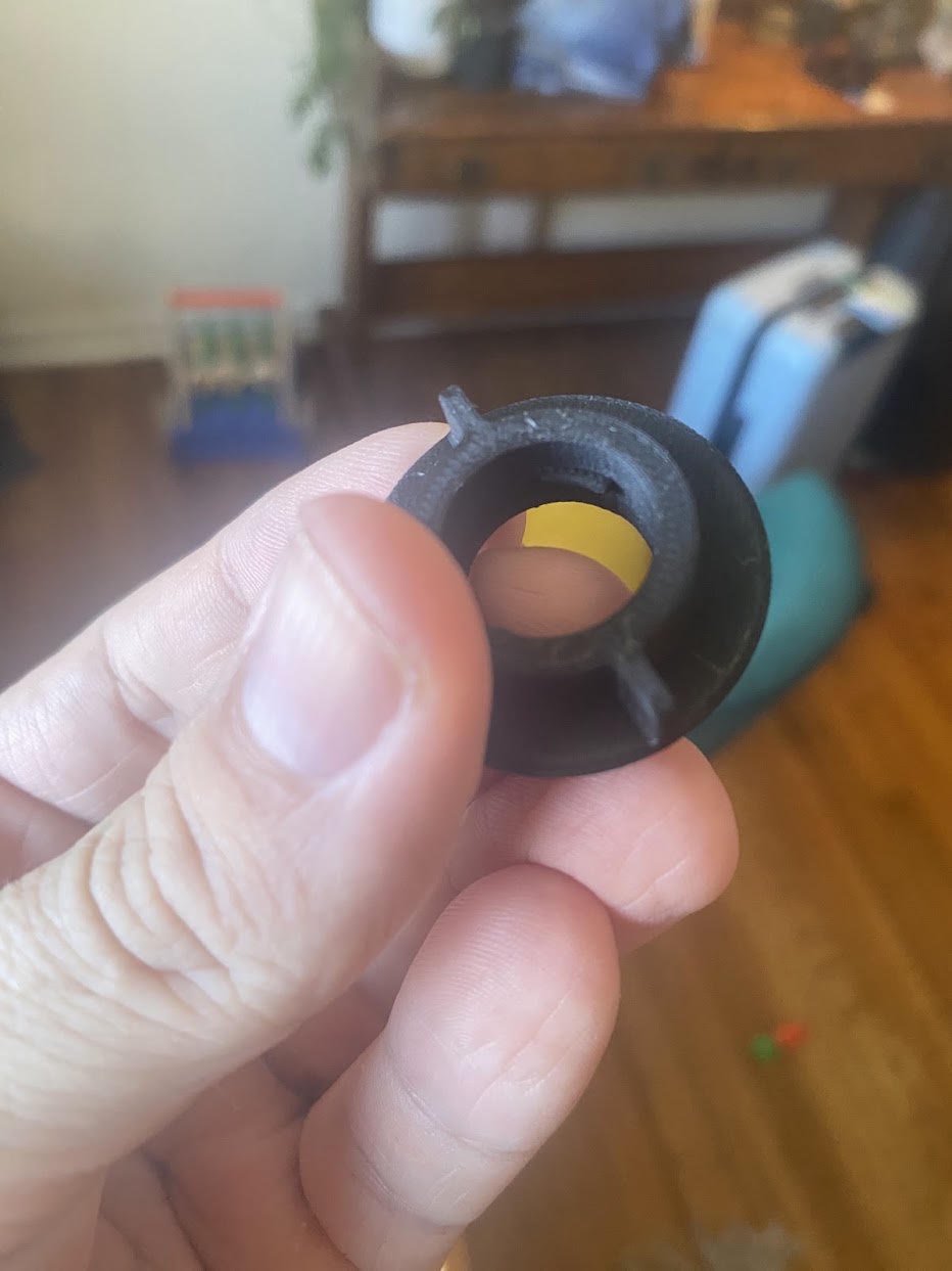 A printed nozzle adapter